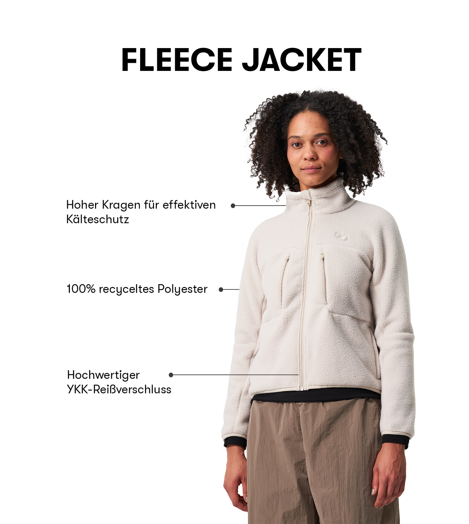 Fleece Jacket - Ginger Biscuit (Female)