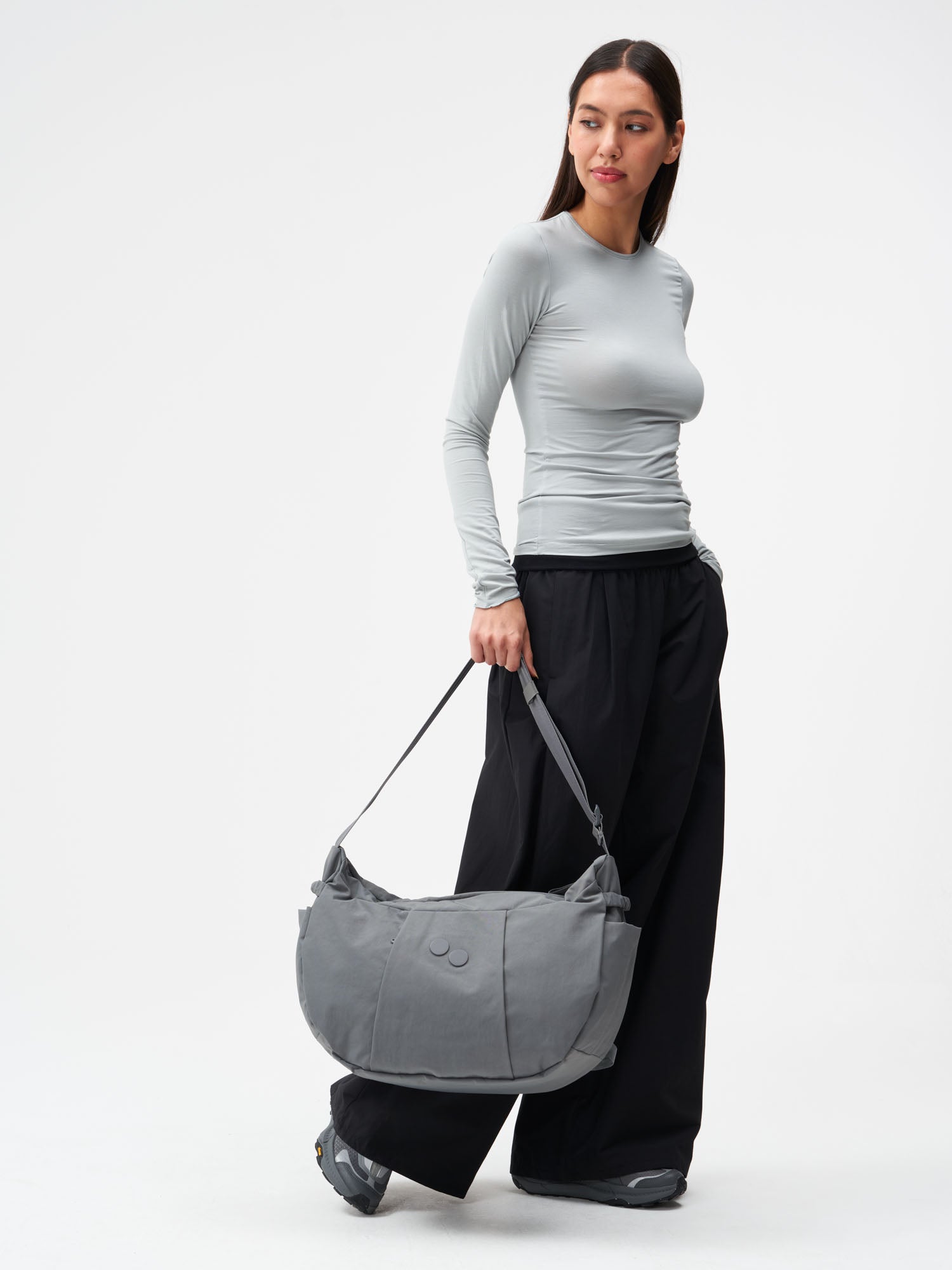 Krumm Large - Crinkle Grey